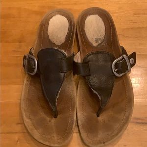 Ugg sandals. Black. Size 8.5.